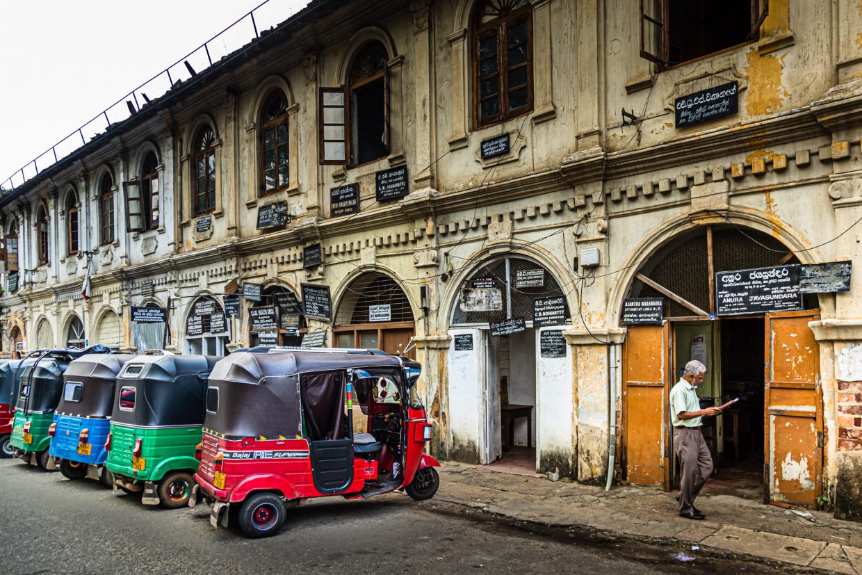 Auto rickshaws in Sri Lanka