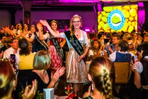 Crowning ceremony of Bavarian Potato-Queen 2019 in Schrobenhausen, Germany