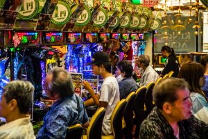 Pachinko Arcade Game in Ito, Japan