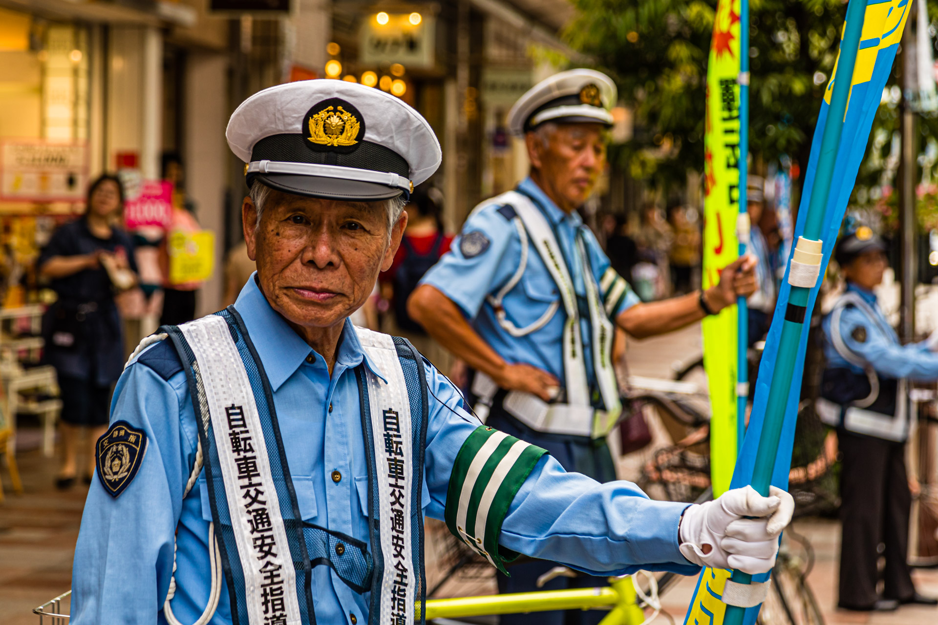 Demonstration of Policemen in Shizuoka, Japan