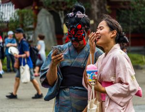 Street Life in Tokyo, Japan