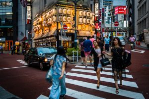 Street Life in Tokyo, Japan