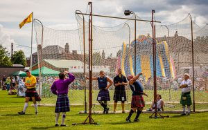Highland Games near Edinburgh, Scotland