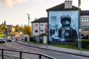 Political murals in Londonderry, Northern Ireland, United Kingdom